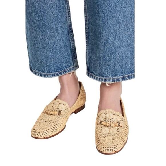 Sam Edelman Shoes - Sam Edelman women’s raffia vented resort loafers flat shoes